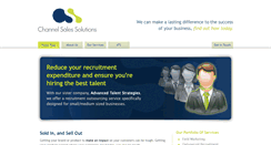 Desktop Screenshot of channelsalessolutions.com